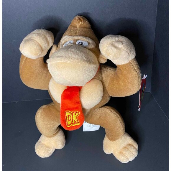 Lot of 4 Super Mario Bros. Plush Stuffed Toys Yoshi Toad Bomb Donkey Kong - Picture 2 of 6